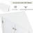 White Triangle Home Storage Cabinet - Adjustable Shelves For Organized Living Meets Diverse Needs