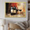 «Midnight Blue Sommeliers Red Wine - Wine», art mural