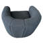 Fauteuil demi-tonneau pivotant en laine de 38 po de largeur Sijbren-945181454