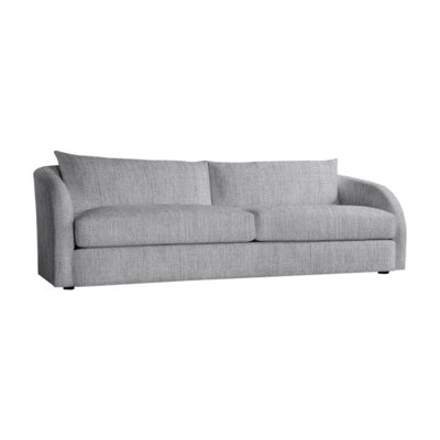 Palermo 95'' Wide Aluminum Loveseat with Cushions