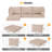 Outdoor Replacement Cushion Set Seat/Back Cushion(Sofa Not Included)-1952704908