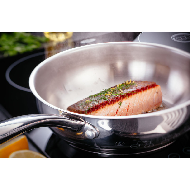Speciality Cookware Stainless Steel Non-Stick Frying Pan, 17.5cm