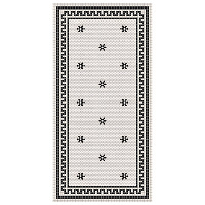 Tapis de cuisine noir Tuxedo
