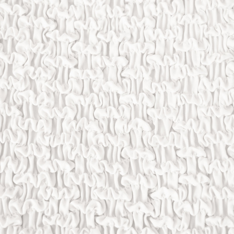 Housse extensible pour repose-pieds - Style épuré et minimaliste - Collection Embrace, Medium, Crisp White