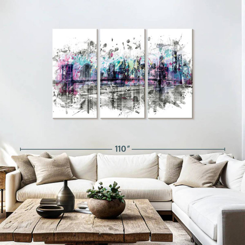 Lilie Modern NYC, 48" H x 74" W