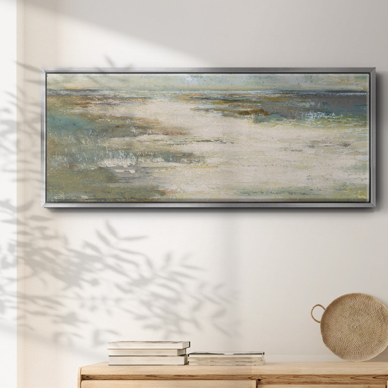 Misty Coast- Framed Canvas