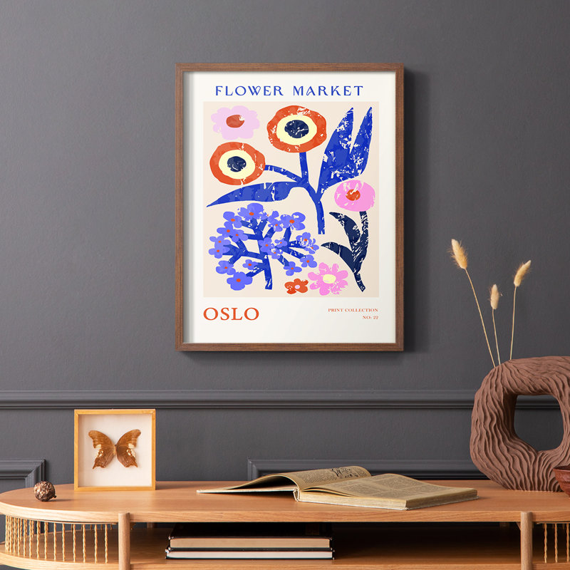 Matisse X, reproduction encadrée - bois massif, Brun, H 28 po x l 22 po