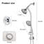 Système de douche double à 7 jets avec pomme de douche à main-119136726