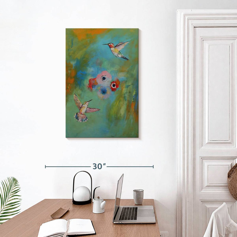 Brampt Hummingbirds, 30" H x 20" W