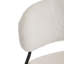 50cm H Upholstered Upholstered Back Accent in White