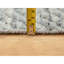 Tapis de couloir vert/gris de noué à la main New Age vert/gris de conception unique 2 pi 6 po x 7 pi 10 po Tapis décoratif