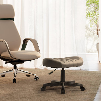 Brackston Adjustable Height Ergonomic Industrial Stool with Removable Casters/Wheels