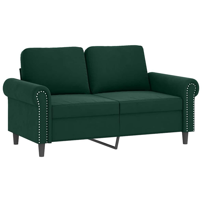Canapé rembourré Nyziah, 100% polyester gris clair, 31.5" H x 59.8" W x 30.3" D