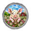 PAS TOTAL - Vitrail LOOK YORKSHIRE PIG STONE GRIS