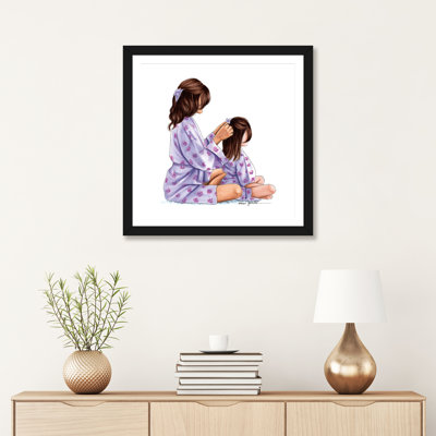 «Mom and Daughter» par Elza Fouche - reproduction imprimée