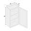Armoire murale à une porte avec 2 tablettes W1530-95376327-95376332
