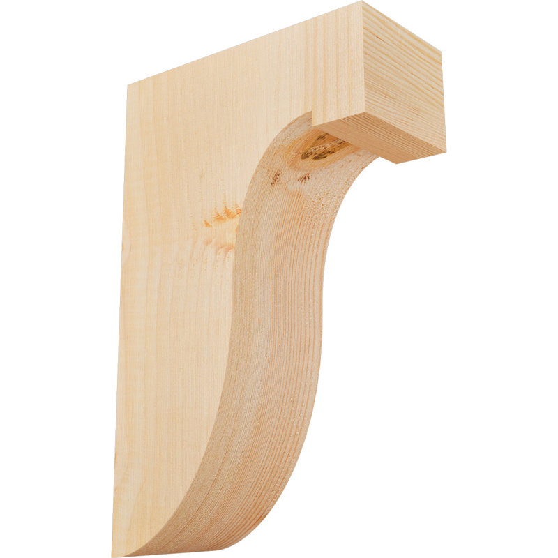 Del Monte Corbel, H 12 po x l 3,5 po x P 8 po, Sapin de Douglas, Lisse