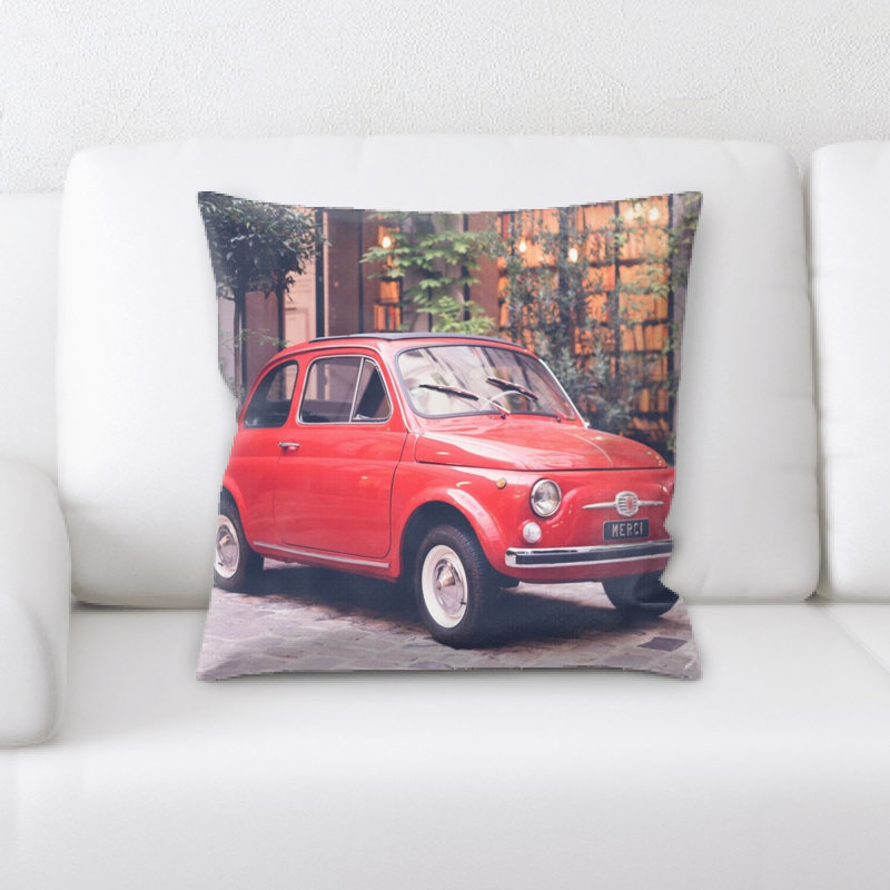 Focus Microsuede Reversible Throw Pillow