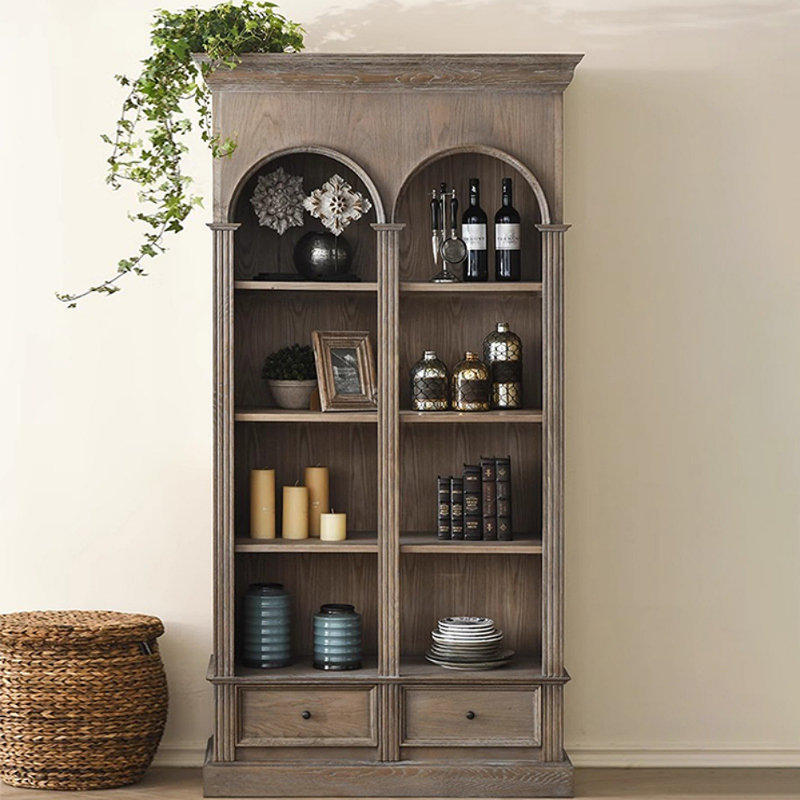 Vitrine simple et rétro de style américain
