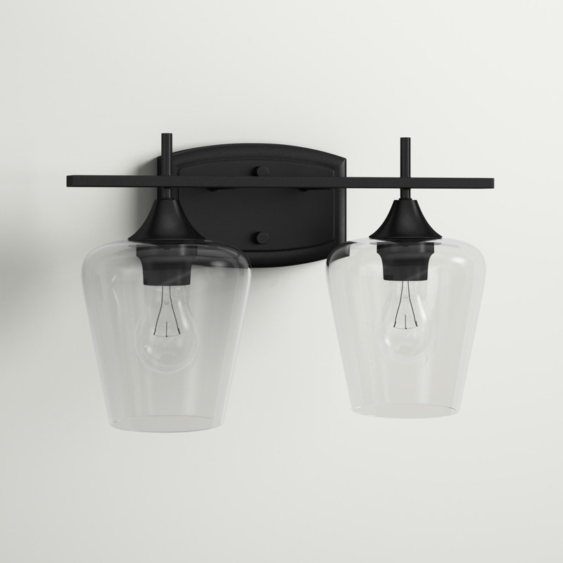 Dahlya 2 - Light Dimmable Vanity Light, Matte Black