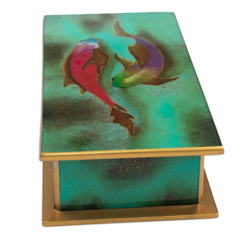 Handmade Decorative Box, Green 
