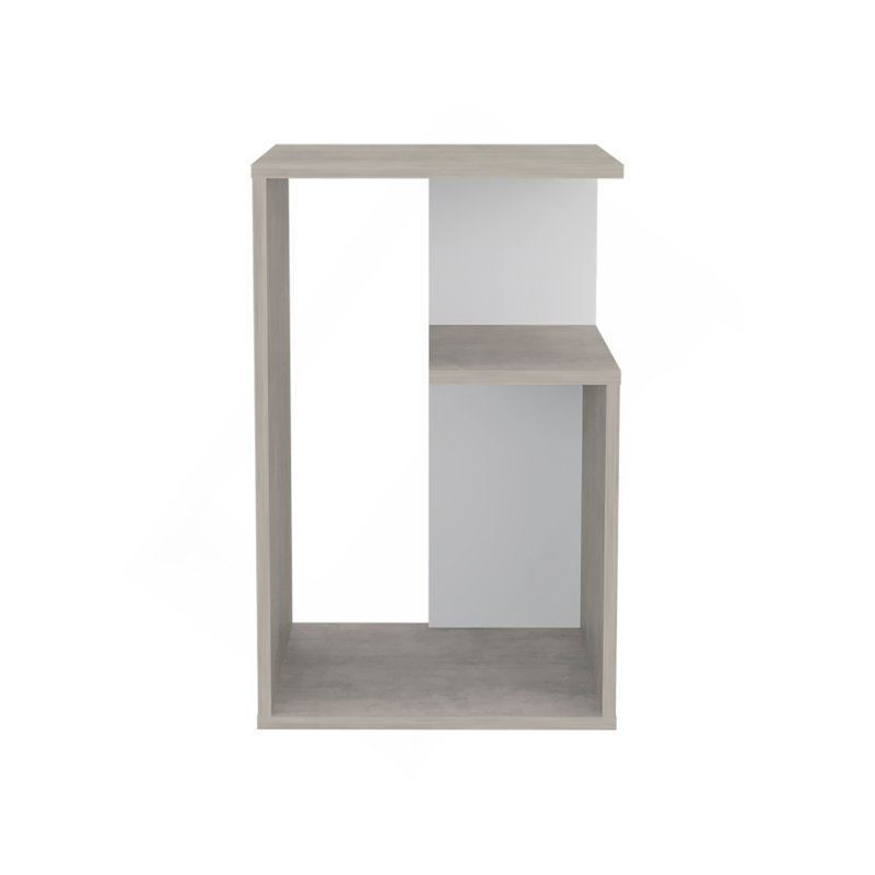Table d'appoint H 25 po, 1 tablette, Dark Brown