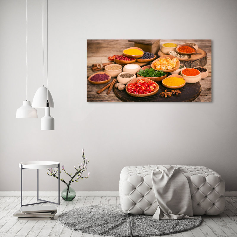 Spices And Herbs - Wrapped Canvas Print
