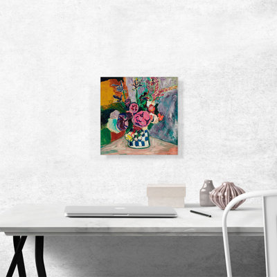 " Still Life Of Peonies In A Vase 1907 " by Henri Matisse Painting Print