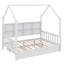 Lit double pleine grandeur avec lit escamotable, lit pour enfant avec tablette intégrée-2030428007