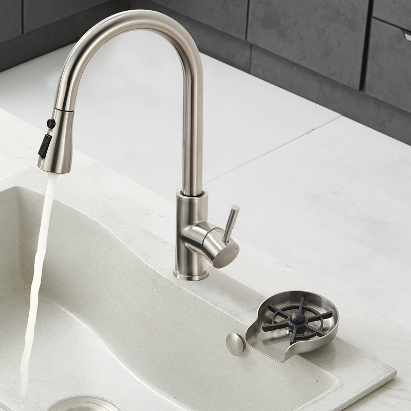 Robinet de cuisine Wareokol, Nickel brossé