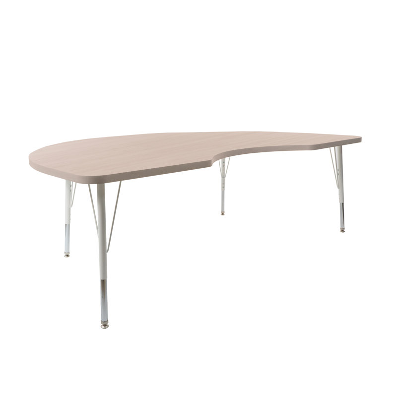 Table d'activité 48 po x 72 po Kidney, Asian Sand, 48" x 72" Kidney