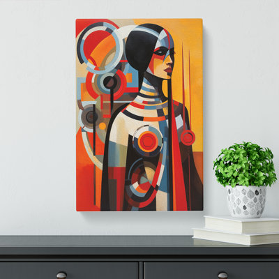 Indian Woman Constructivism No.4 - No Frame Print