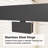 Framed Bi-fold Pivot Shower Door 32"x72" Space-saving Folding Shower Enclosure, 1/4" Clear Tempered Glass with Stainless Steel Handle, Reverible Installation, Black