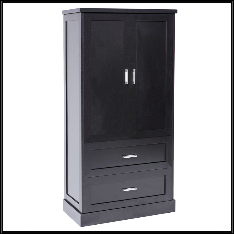 Tall Bathroom Storage Cabinet, Black