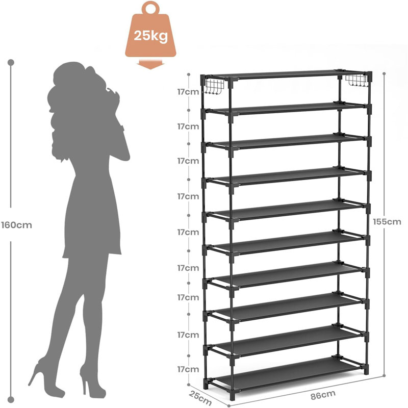40 Pair Shoe Rack