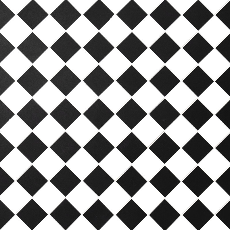 Segment Contraste 12 in. x 12 in. Matte Porcelain Mosaic Floor and Wall Tile