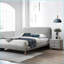 Table de chevet 2 tiroirs Grey Boucle