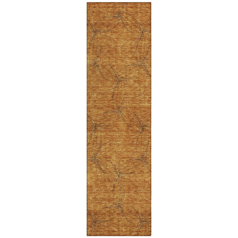 Chayden Washable Abstract Indoor / Outdoor Rug, Runner 2'3" x 7'6"