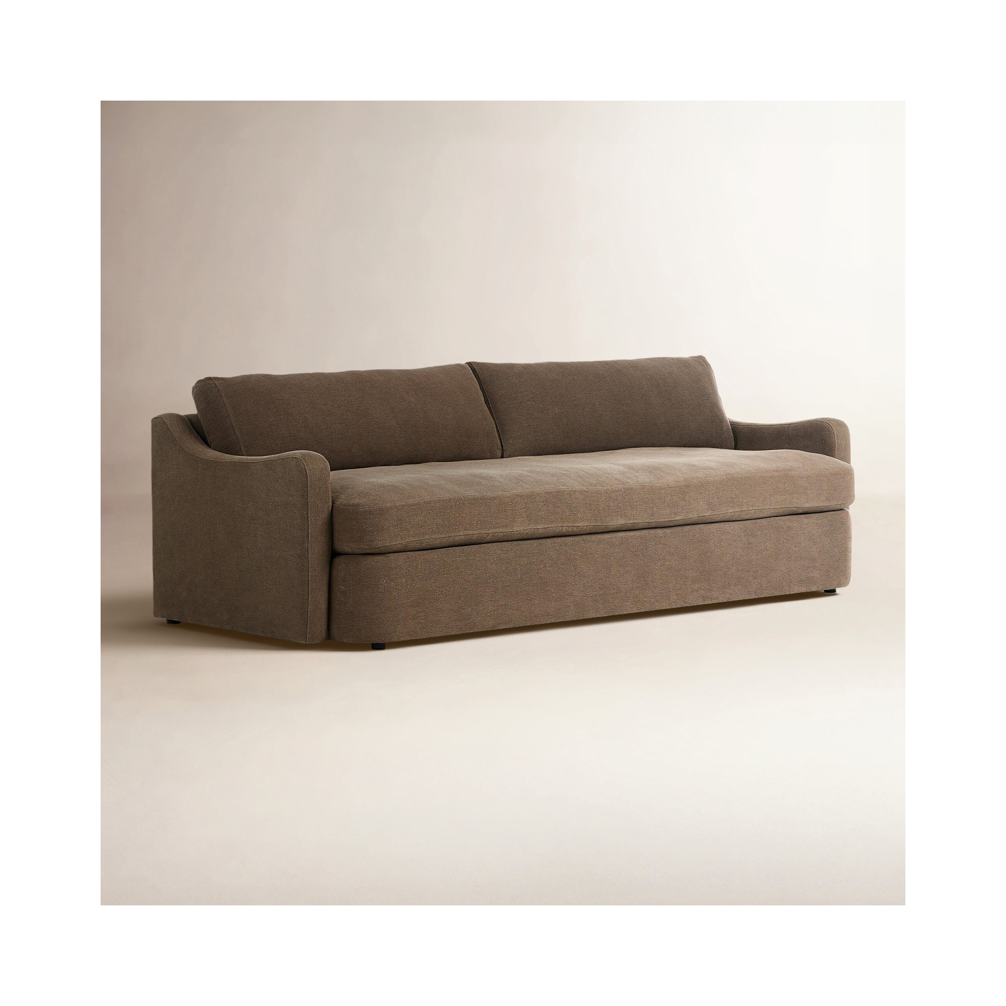 Georgie 96" Sofa, Brown