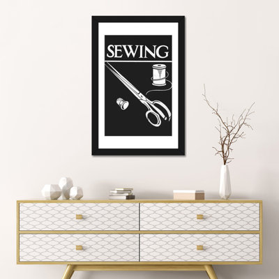 «Sewing», reproduction d'impression sur toile