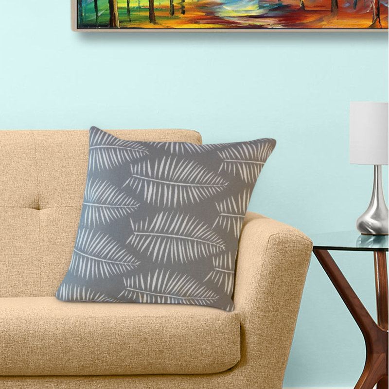 Coussin Xuan, 18 po x 18 po, Orange, Coussin décoratif