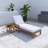 Acacia Wood Adjustable Backrest Outdoor Lounge Chair-935251769