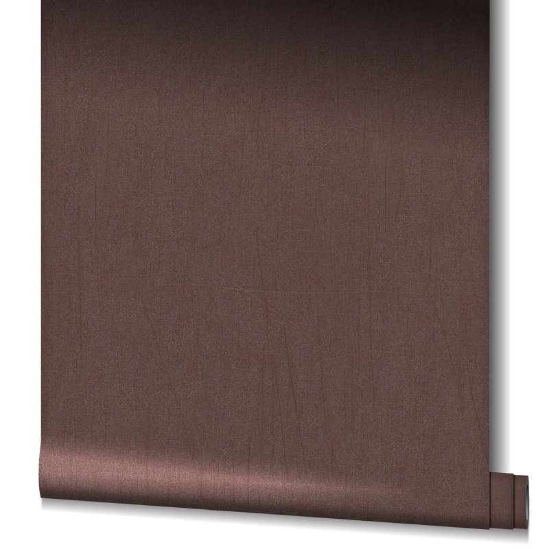 Evelina 10.05m x 70cm Textured Wallpaper Roll, Red