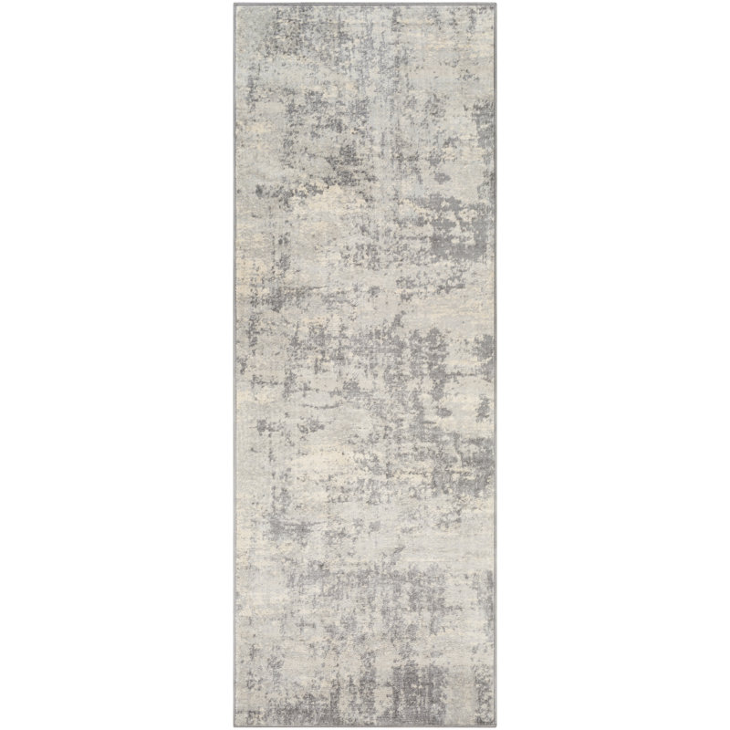 Griffiths Machine Woven Abstract Area Rug, Runner 2'7" x 7'3"