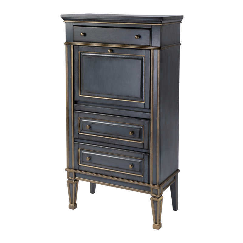 Chubbuck Armoire Desk, Blue