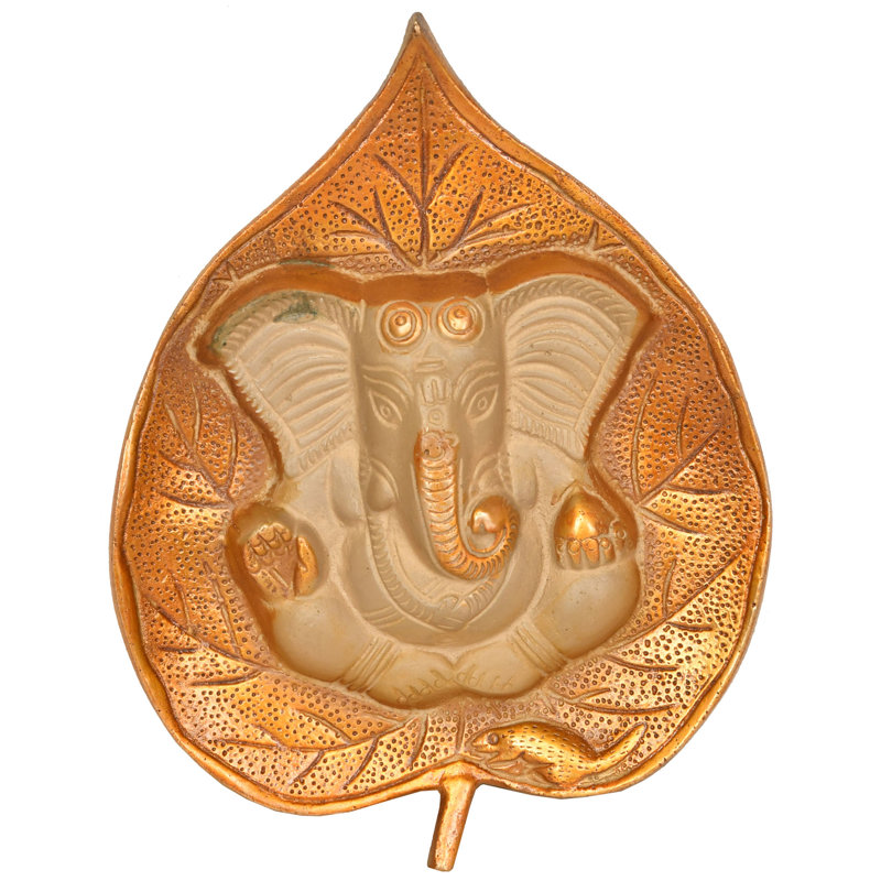 Tenture murale Pipal Leaf Ganesha
