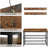 Coat Rack Shoe Bench Set
