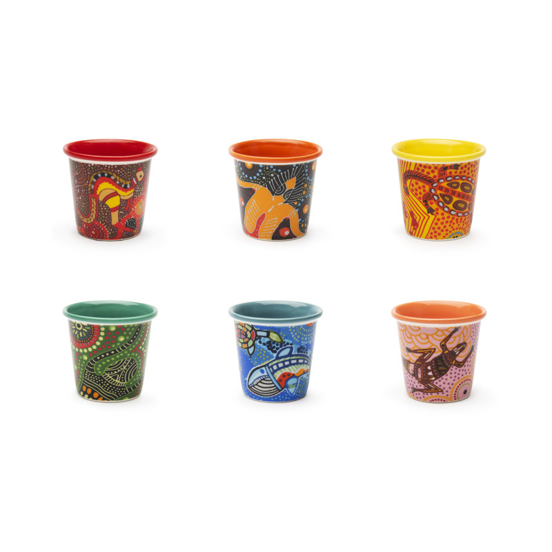Aboriginal Porcelain Espresso Cup