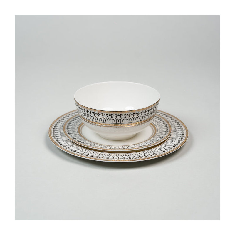 Demartino Piece Bone China Dinnerware Set - Service for 4