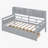 Daybed with Wood Slat Support, Bedside Shelves, and Two Drawers, , Versatile and Stylish-233749869-233749871